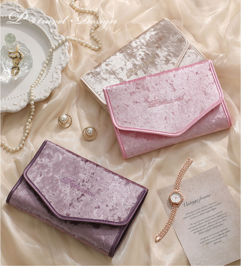 Source Factory New Jewelry Earrings Ring Necklace Pendant Watch Storage Bag Multifunctional Foldable