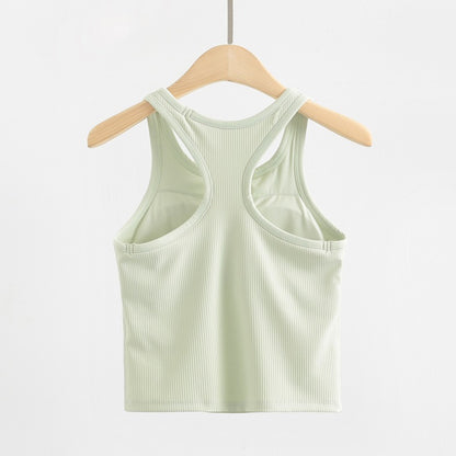 Original ebb yoga vest women's I-character sports outer wear tight quick-drying with chest pad running bra fitness upper