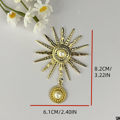 Pearl Sunflower DIY Jewelry Virgin Halo Baroque Lolita Dark Gothic Cos Headdress Style Accessories