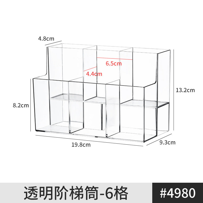 Mirror Cabinet Storage Box Desktop Cosmetics Lipstick Storage Rack Bathroom Bathroom Desktop Dressing Table Organization Box