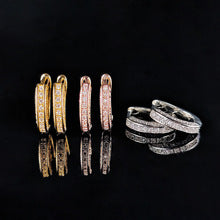 Korean version of high-end hot-selling jewelry European and American luxury pearl zircon inlay necklace earrings e6068-x6063
