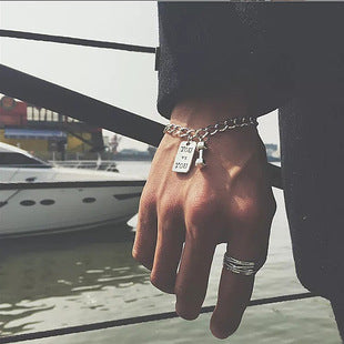 Cross-Border European and American Popular Card Bracelets for Women, Simple Fashion Jewelry Accessories, Novice Jewelry Wholesale