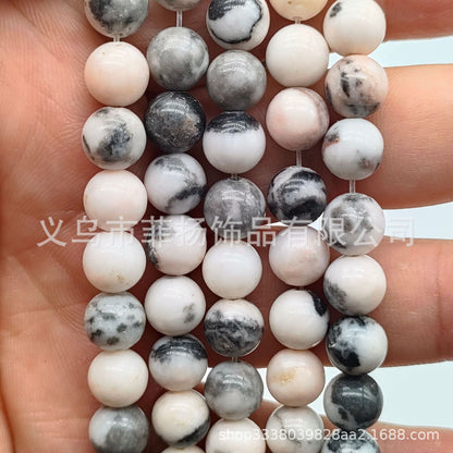 Feiyang Jewelry Miscellaneous Stone Round Beads Loose Beads diy Jewelry Accessories Beads Personalized Miscellaneous Stone Semi-finished Products Ready for Wholesale
