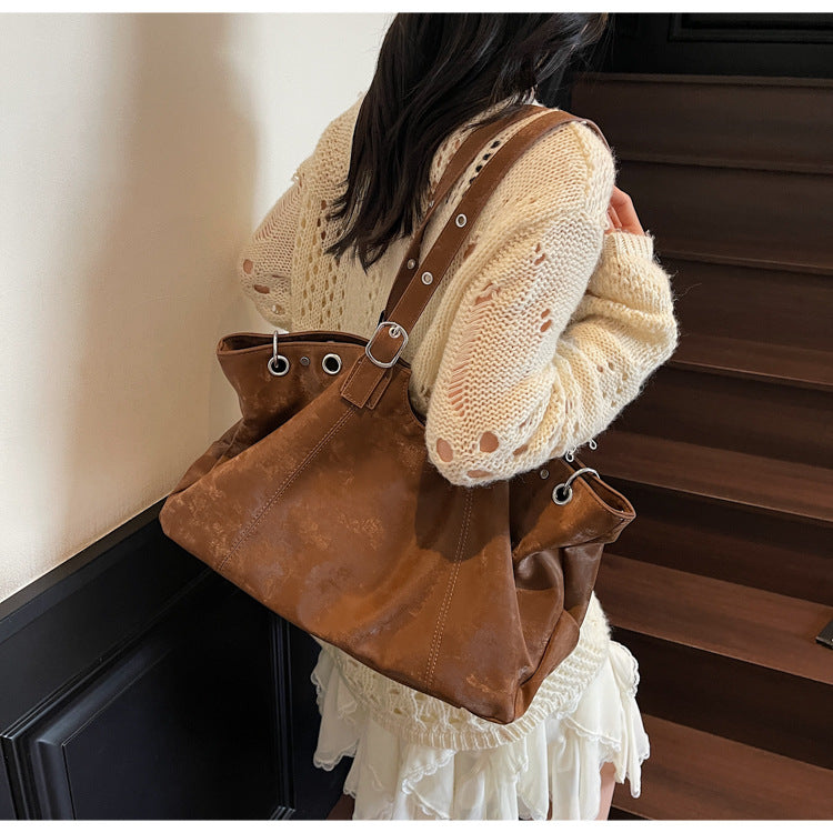 Vintage Big Bags For Women Handbags Top-handle Handbag Fashion Satchel Dumpling Pack Tote Shoulder Bag Hobos Large Purse Bolsa