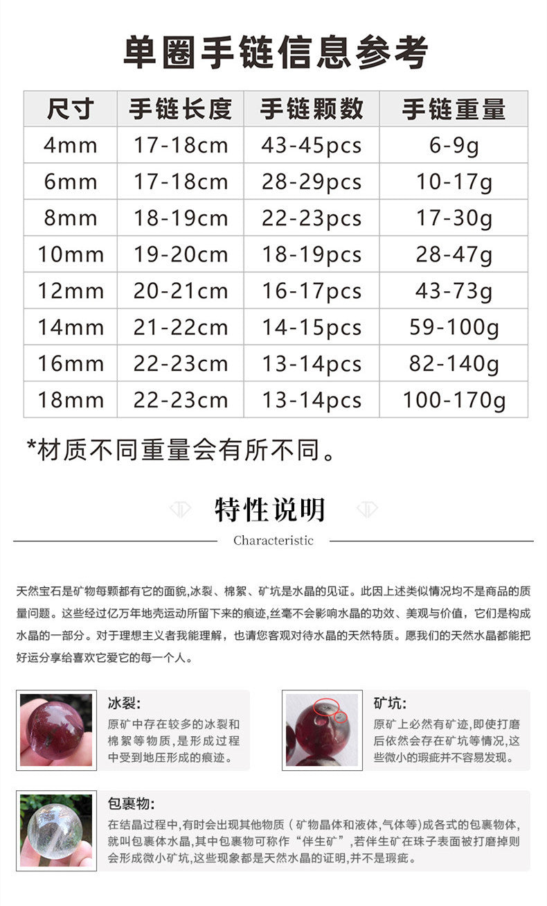 Jingdong Jewelry 3A Natural Cherry Blossom Agate Bracelet Fashion Sweet Wind Girl Single Circle Round Bead Bracelet Wholesale