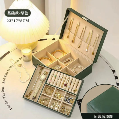 Jewelry Storage Box, Exquisite Necklace, Earrings, Gold Hand Jewelry, Earrings, Jewelry Box, Large Capacity, 2025 Model Drawer