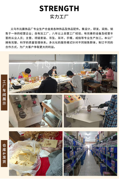 Cross-border foreign trade retro jewelry exaggerated necklace suit luxury crystal jewelry banquet dress accessories manufacturers direct supply