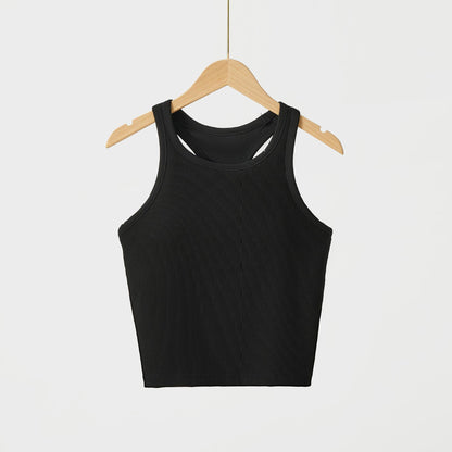 Original ebb yoga vest women's I-character sports outer wear tight quick-drying with chest pad running bra fitness upper
