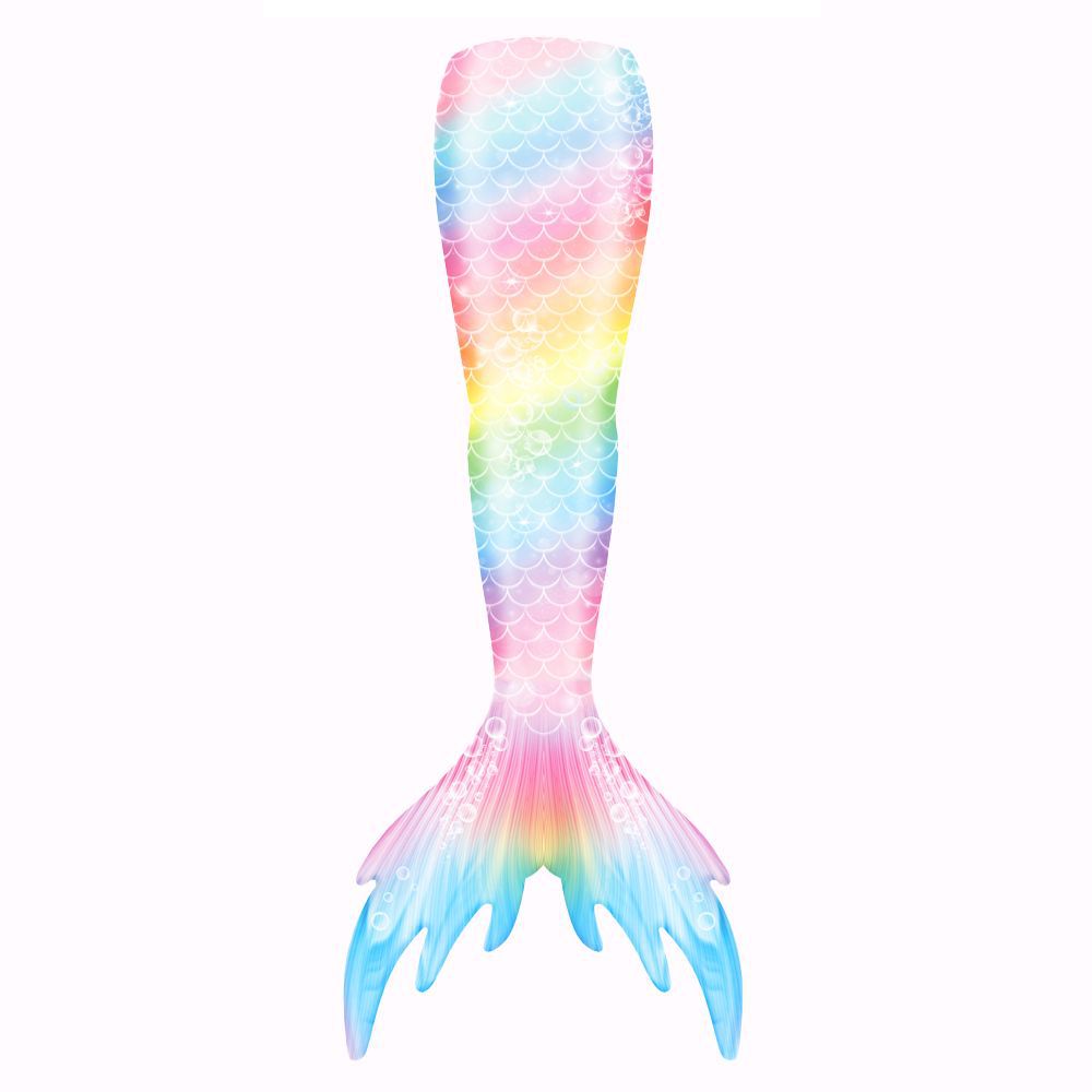 Girls Mermaid Swimsuit Mermaid Tail with Gauze Ariel Princess Swimsuit Children's Swimsuit