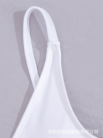 2024 new hot-selling backless one-piece swimsuit sexy slim swimsuit women's bikini foreign trade European and American beach wear