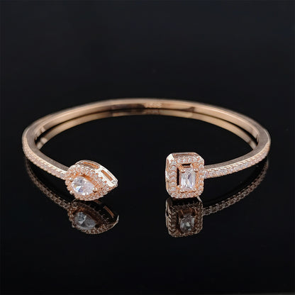 Cross Border jewelry Set Long Zircon Earrings Ring Necklace Jewelry Four Piece Set Hot Sale J6177