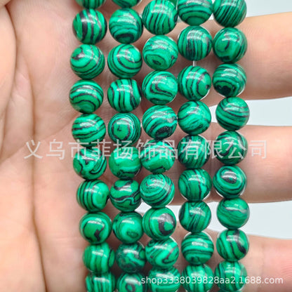 Feiyang Jewelry Miscellaneous Stone Round Beads Loose Beads diy Jewelry Accessories Beads Personalized Miscellaneous Stone Semi-finished Products Ready for Wholesale