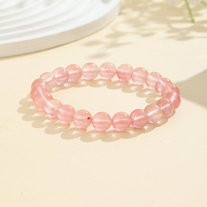 European and American Cross-Border Hot-Selling Popular Jewelry 8mm Natural Stone Bracelet Amethyst Tiger Eye Stone Agate Bracelet Jewelry