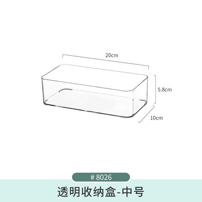 Mirror Cabinet Storage Box Desktop Cosmetics Lipstick Storage Rack Bathroom Bathroom Desktop Dressing Table Organization Box