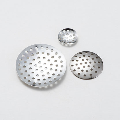 DIY Jewelry Accessories Multi-Hole Small Tray Mesh Plate Handmade Flower Tray Mesh Sheet Mesh Flower Brooch Base Weaving
