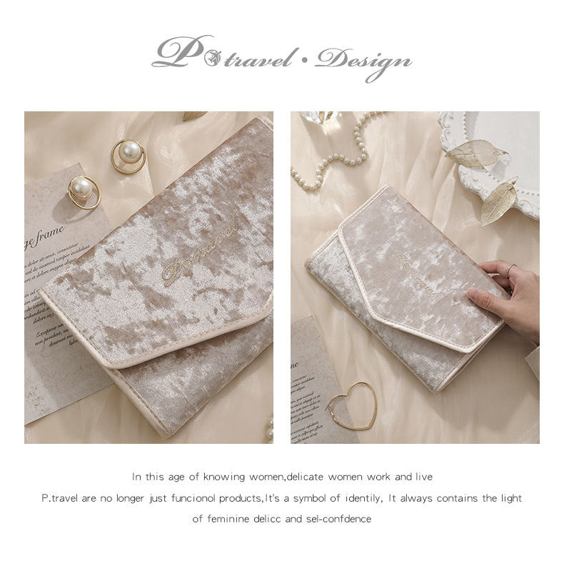Source Factory New Jewelry Earrings Ring Necklace Pendant Watch Storage Bag Multifunctional Foldable