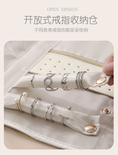 Source Factory New Jewelry Earrings Ring Necklace Pendant Watch Storage Bag Multifunctional Foldable