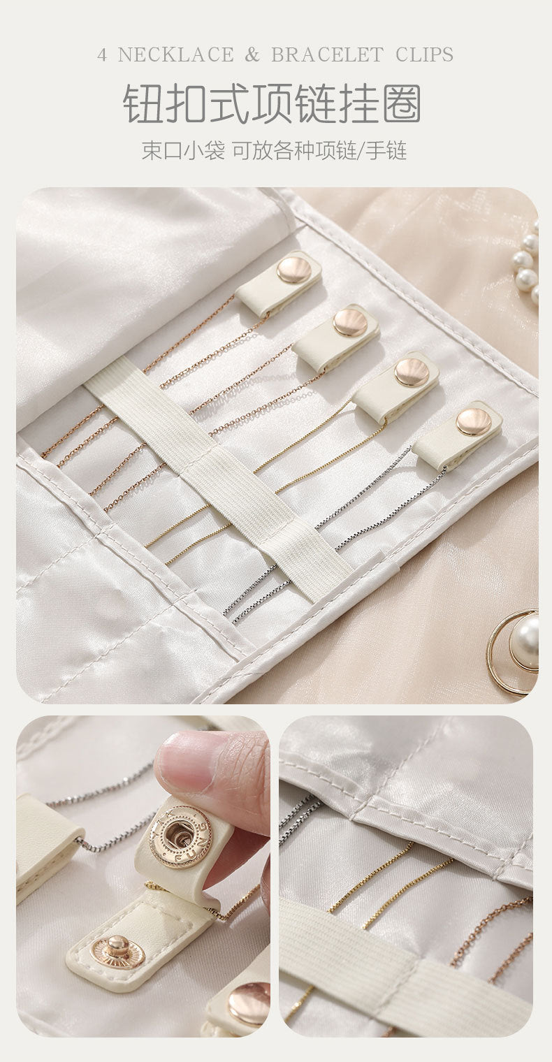 Source Factory New Jewelry Earrings Ring Necklace Pendant Watch Storage Bag Multifunctional Foldable