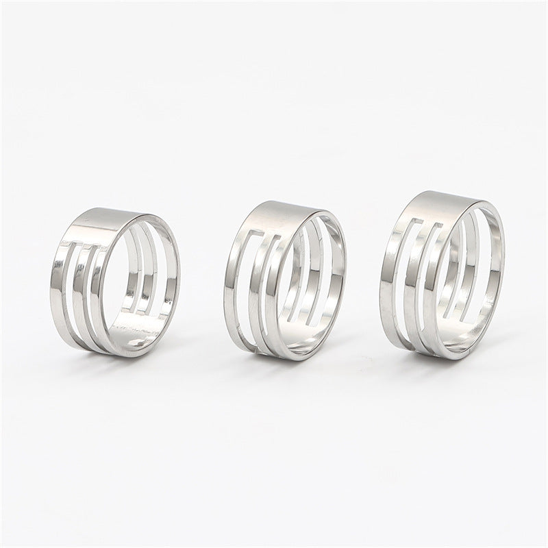 stainless steel ring auxiliary opening closed ring tool opener ring handmade diy material jewelry tool