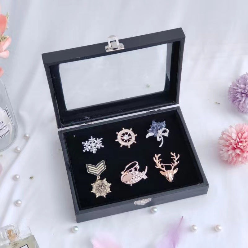 Ear Clip Ear Wire Jewelry Box Large Capacity Ring Necklace Bracelet Display Stand Ear Ring Ear Stud Earrings Storage Box