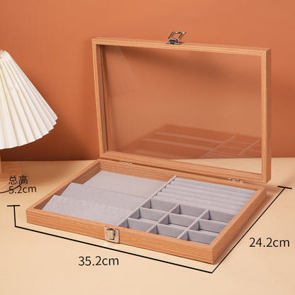 Dustproof Large Capacity Necklace Storage Box Snake Bone Chain Jewelry Box Bracelet Bracelet Jewelry Jewelry Display Box Necklace Box