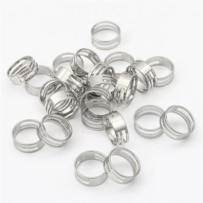 stainless steel ring auxiliary opening closed ring tool opener ring handmade diy material jewelry tool