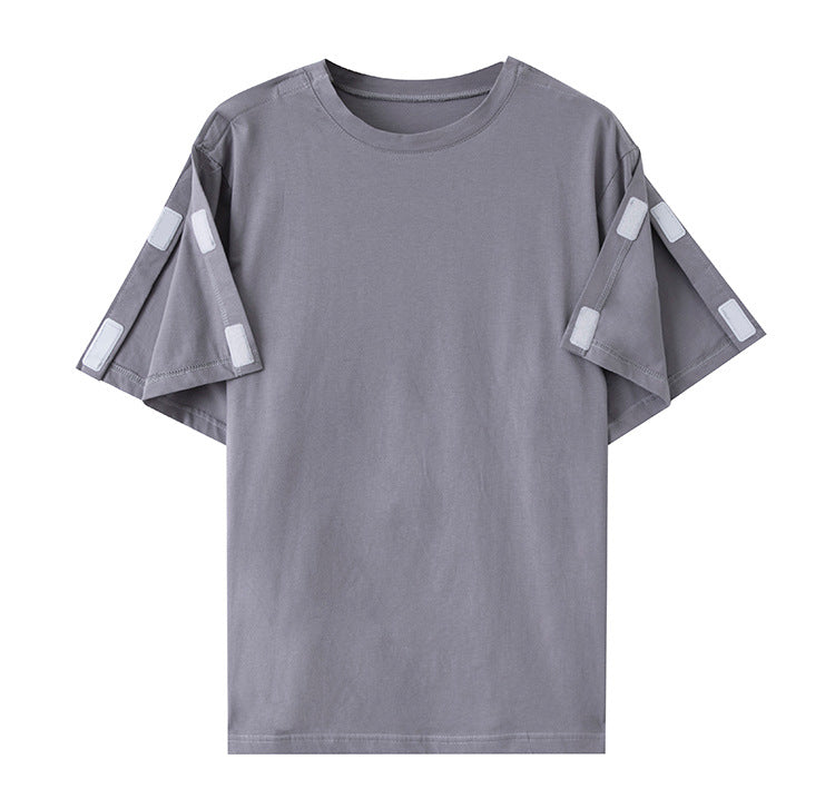 Summer patient care clothing easy to put on and take off hospital gown short sleeve cotton middle-aged and elderly medical clothing fracture clothing wholesale