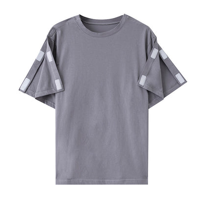 Summer patient care clothing easy to put on and take off hospital gown short sleeve cotton middle-aged and elderly medical clothing fracture clothing wholesale