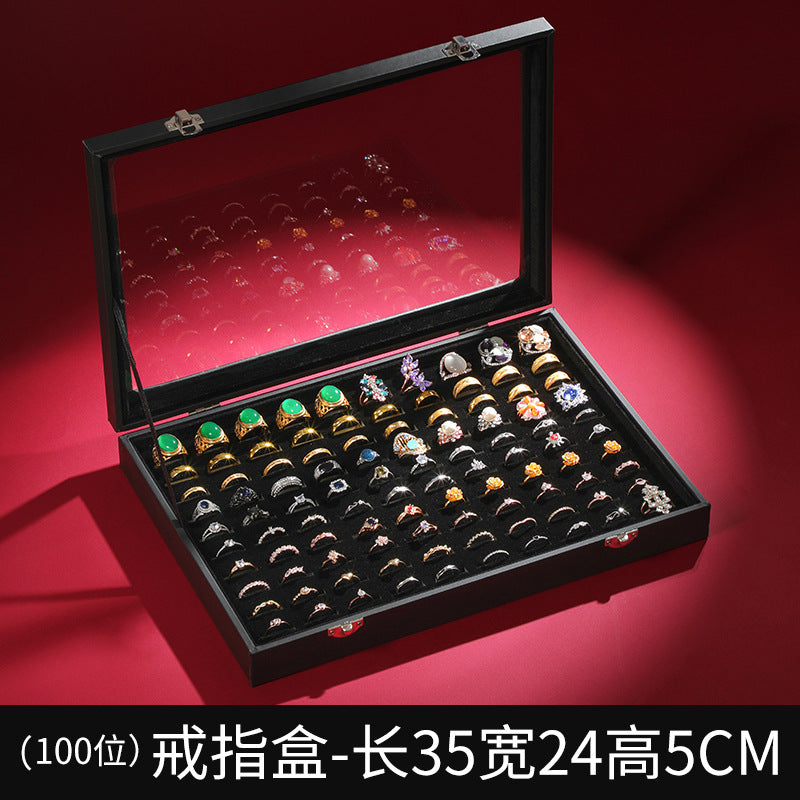 Ear Clip Ear Wire Jewelry Box Large Capacity Ring Necklace Bracelet Display Stand Ear Ring Ear Stud Earrings Storage Box