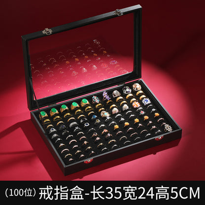 Ear Clip Ear Wire Jewelry Box Large Capacity Ring Necklace Bracelet Display Stand Ear Ring Ear Stud Earrings Storage Box