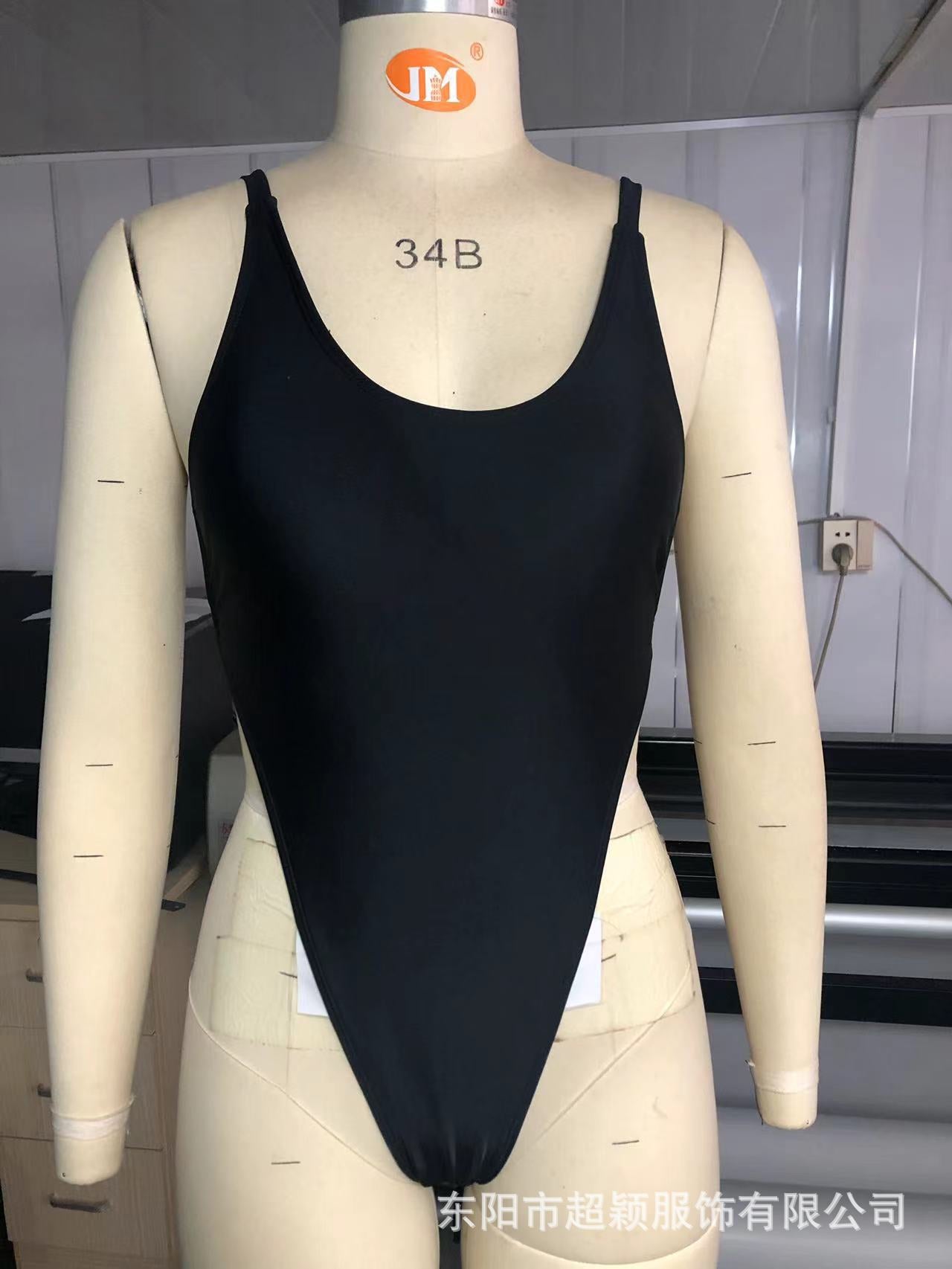 2024 new hot-selling backless one-piece swimsuit sexy slim swimsuit women's bikini foreign trade European and American beach wear