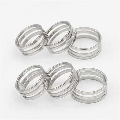 stainless steel ring auxiliary opening closed ring tool opener ring handmade diy material jewelry tool