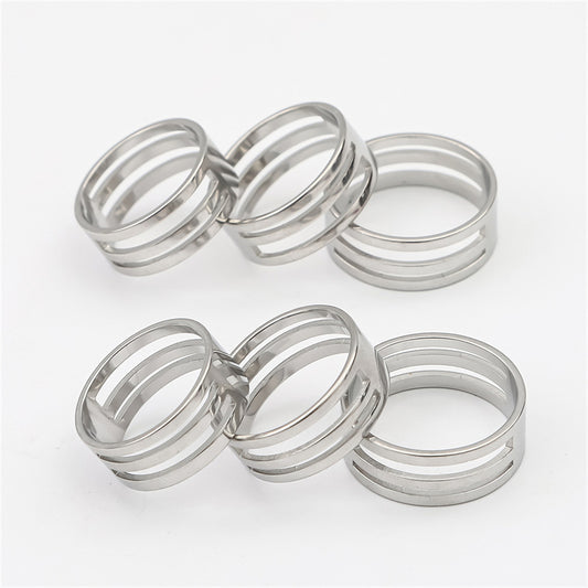 stainless steel ring auxiliary opening closed ring tool opener ring handmade diy material jewelry tool