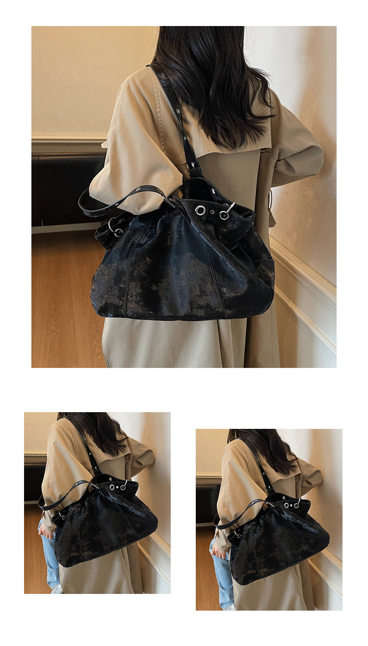 Vintage Big Bags For Women Handbags Top-handle Handbag Fashion Satchel Dumpling Pack Tote Shoulder Bag Hobos Large Purse Bolsa