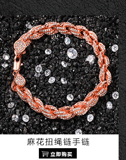 Hip-hop ancient cute European and American new sword of justice bracelet copper inlaid zircon full diamond trend Joker jewelry wholesale