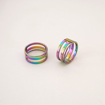 stainless steel ring auxiliary opening closed ring tool opener ring handmade diy material jewelry tool