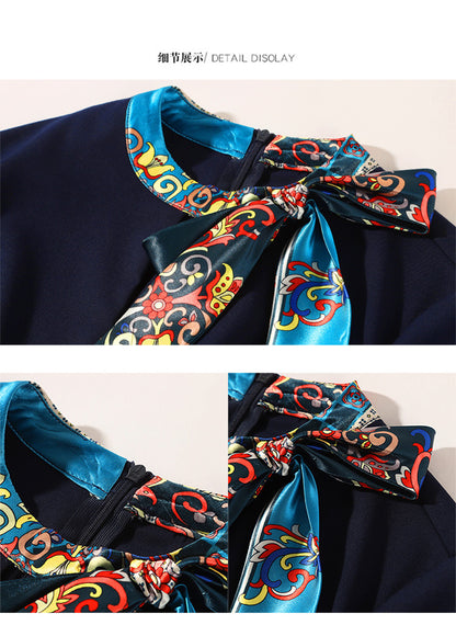 2023 Summer Fashion Temperament Stewardess Uniform Sleeve Business Wear Women's dress Hotel Jewelry Store Work Clothes