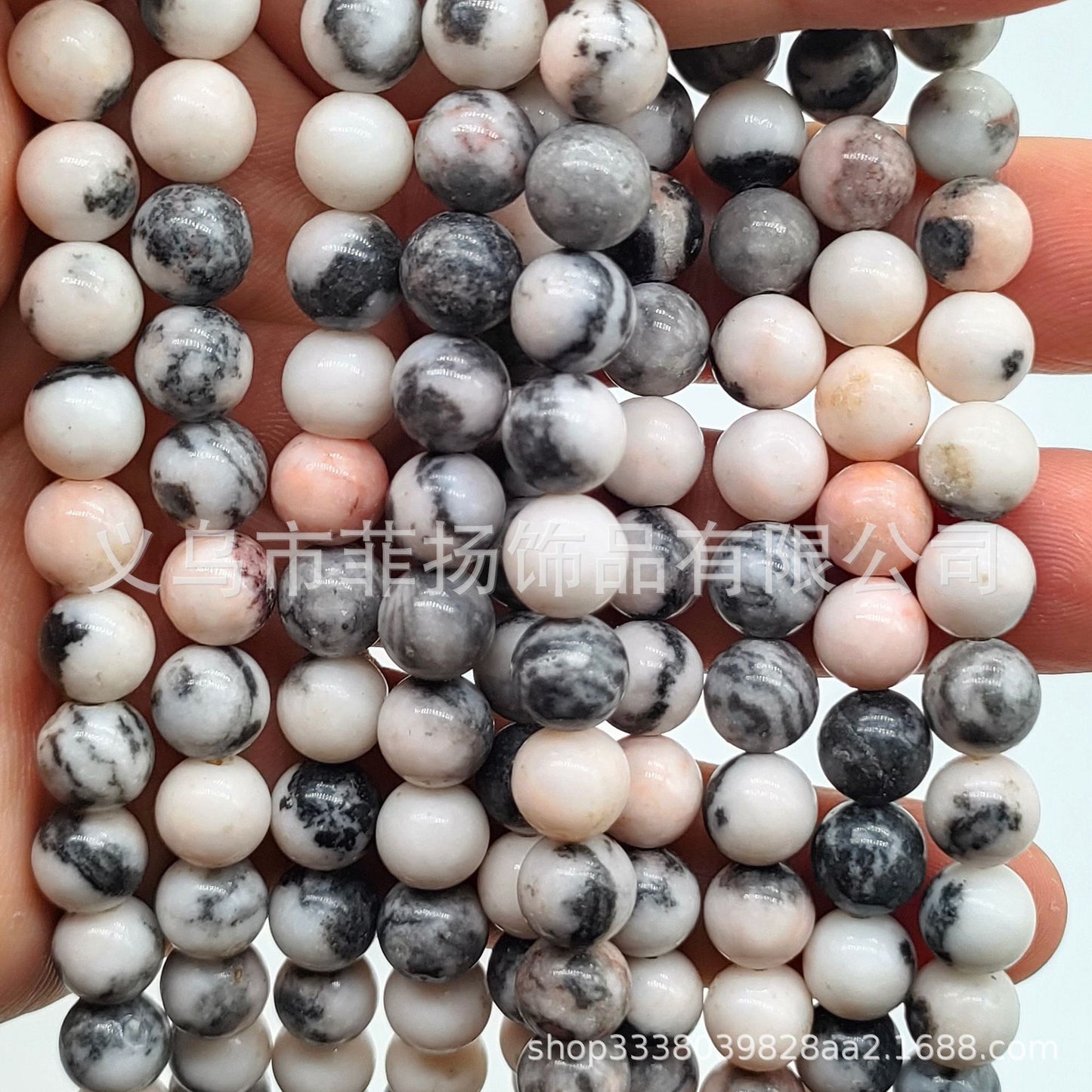 Feiyang Jewelry Miscellaneous Stone Round Beads Loose Beads diy Jewelry Accessories Beads Personalized Miscellaneous Stone Semi-finished Products Ready for Wholesale