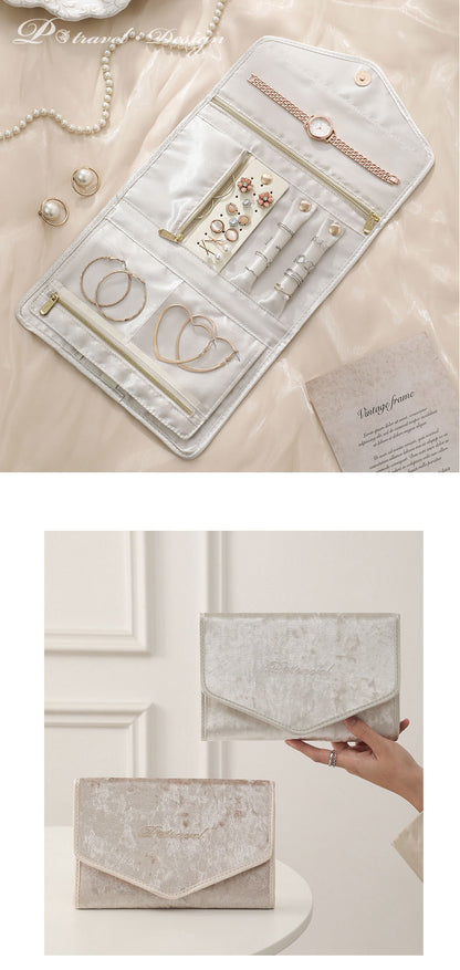 Source Factory New Jewelry Earrings Ring Necklace Pendant Watch Storage Bag Multifunctional Foldable