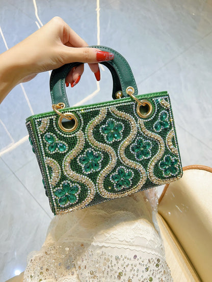 New Cross-border Light Luxury Celebrity Handbag Small Handbag Shoulder Crossbody Evening Bag High-quality Large-capacity Women's Bag