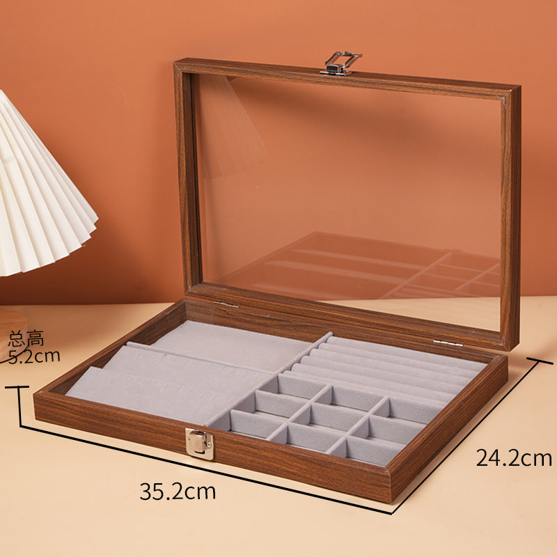 Dustproof Large Capacity Necklace Storage Box Snake Bone Chain Jewelry Box Bracelet Bracelet Jewelry Jewelry Display Box Necklace Box