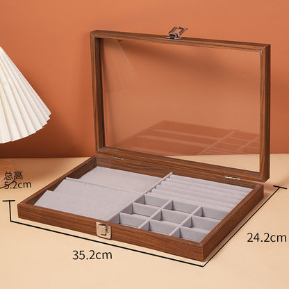 Dustproof Large Capacity Necklace Storage Box Snake Bone Chain Jewelry Box Bracelet Bracelet Jewelry Jewelry Display Box Necklace Box