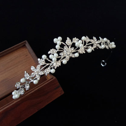 Bridal Diamond Crown Tiara Wedding Dress Wedding Dress Headband Rhinestone Jewelry Accessories