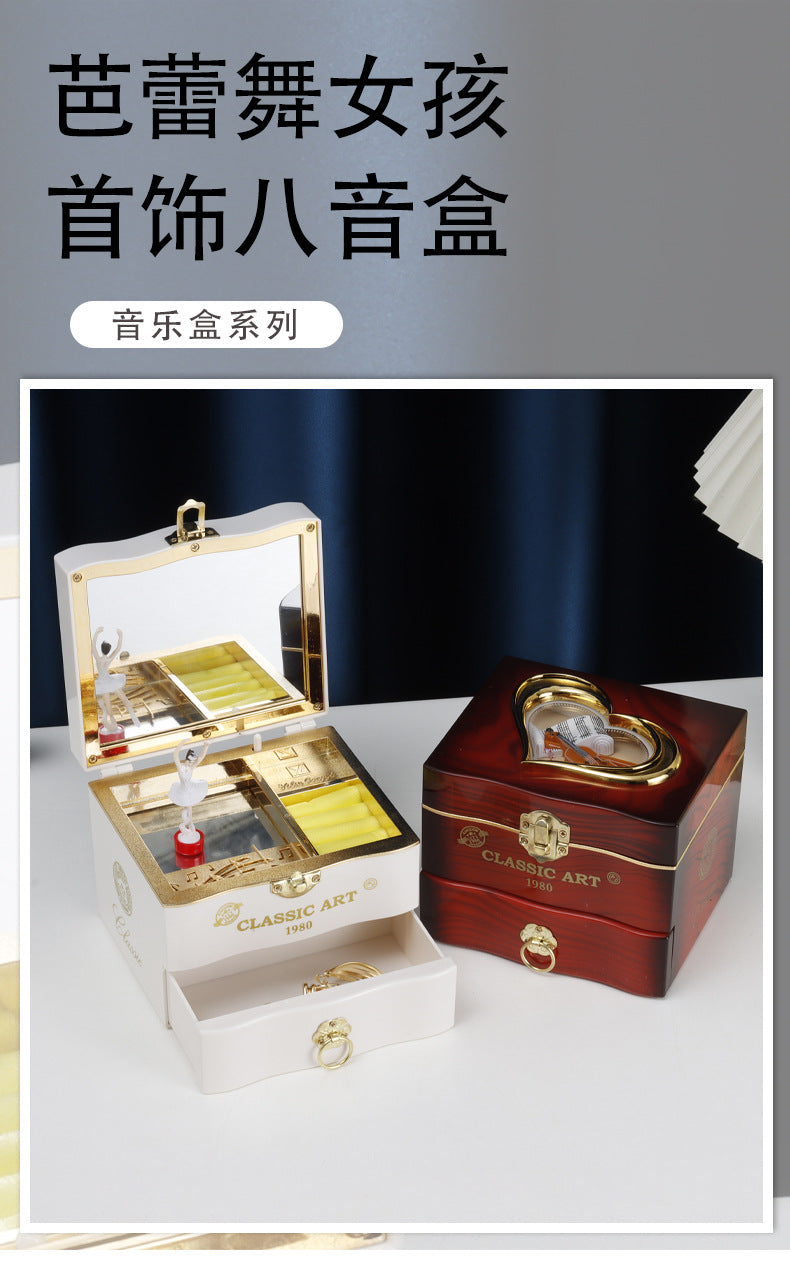 Music Box Music Box dancing little girl ballet princess jewelry box girl children birthday gift crystal ball