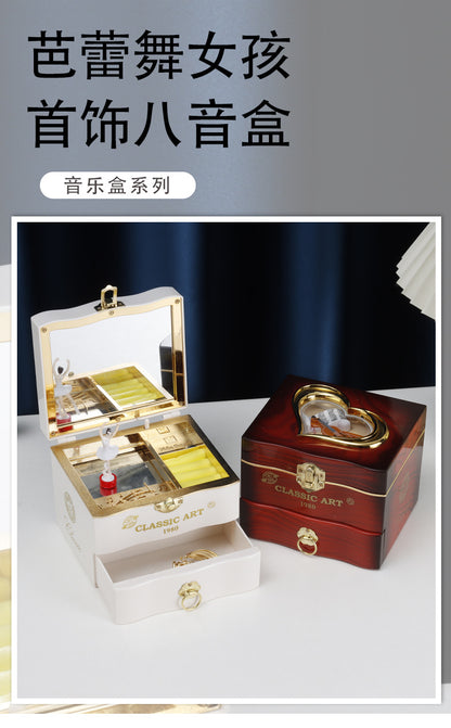 Music Box Music Box dancing little girl ballet princess jewelry box girl children birthday gift crystal ball