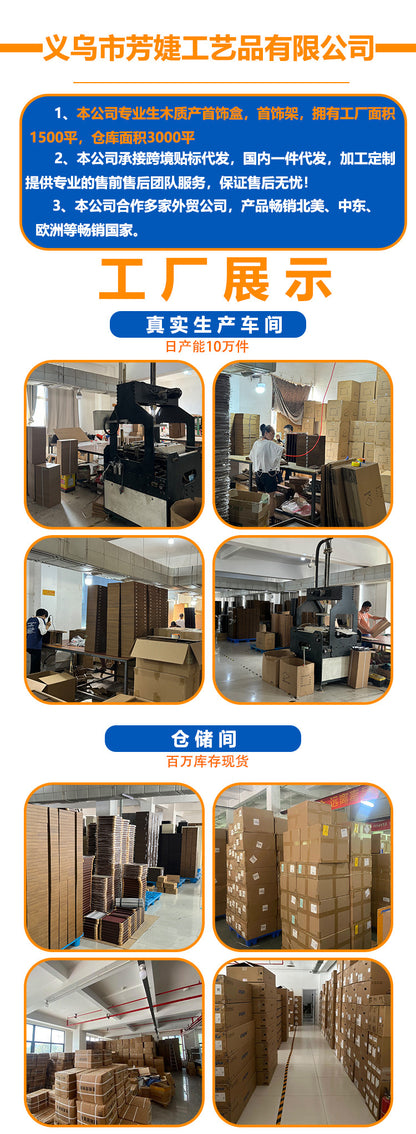 Solid Wood Jewelry Display Stand, Detachable Jewelry Pendant Storage Board, Large Capacity Display Rack for Stalls, Jewelry Store Live Streaming