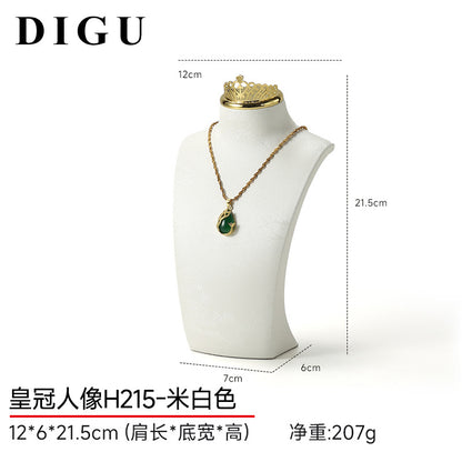 Necklace Display Stand, Mannequin Jewelry Stand, Neck Model, Necklace Holder, Counter Jewelry Display Props