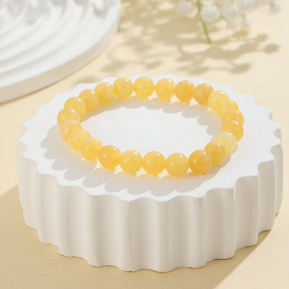 European and American Cross-Border Hot-Selling Popular Jewelry 8mm Natural Stone Bracelet Amethyst Tiger Eye Stone Agate Bracelet Jewelry