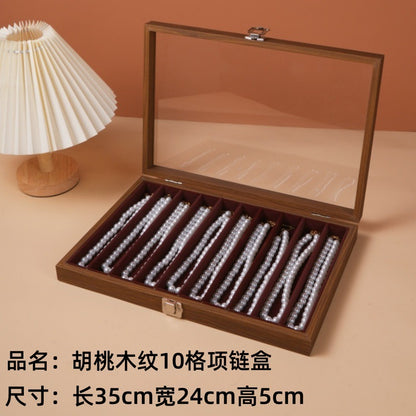 Dustproof Large Capacity Necklace Storage Box Snake Bone Chain Jewelry Box Bracelet Bracelet Jewelry Jewelry Display Box Necklace Box