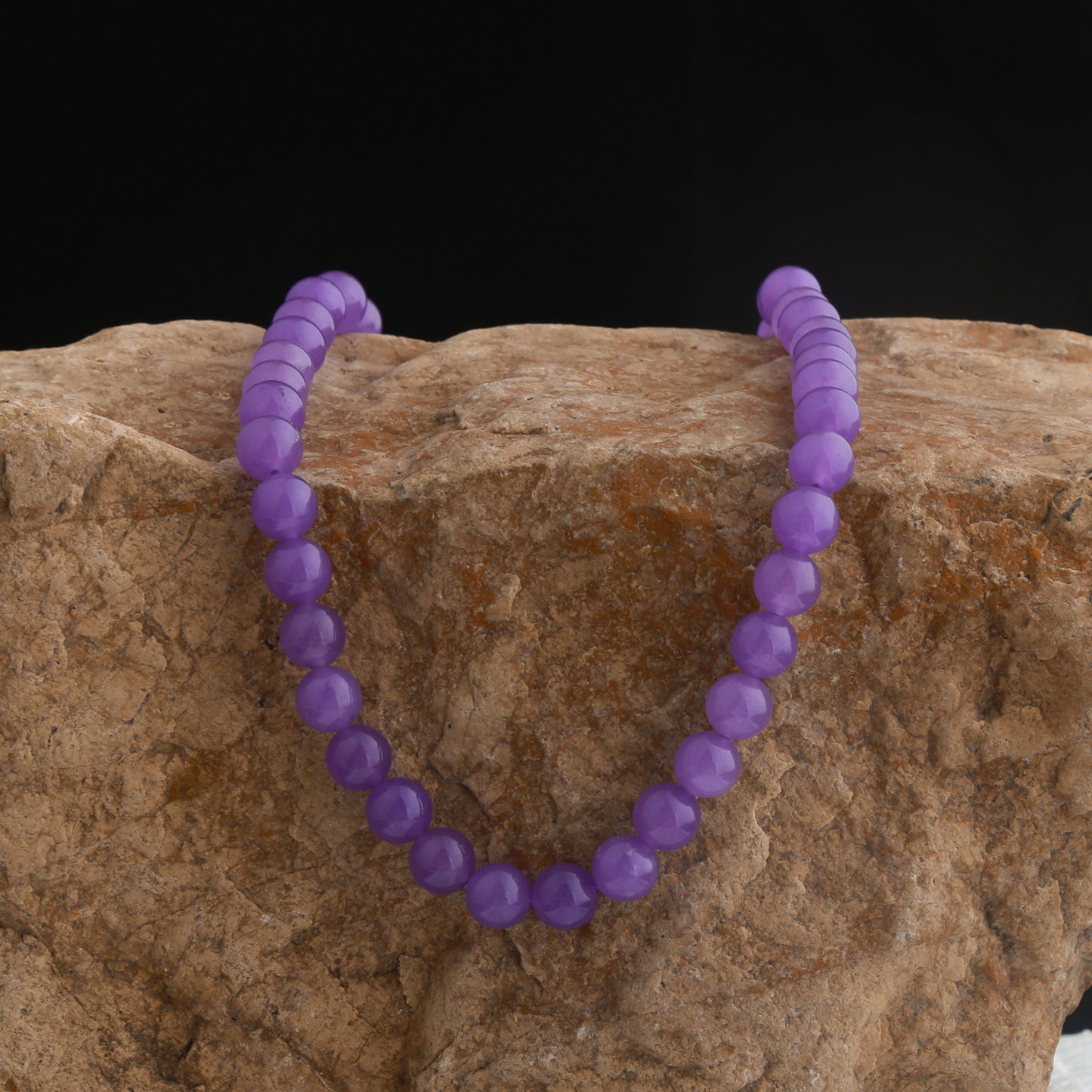 Bohemian Natural Stone Women's Long Necklace Seaside Fashion New Chinese Ethnic Style Medieval Jewelry Set